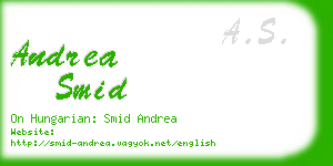 andrea smid business card